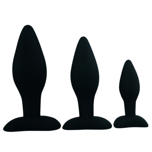 To The Hilt Black Silicone Butt Plug 2