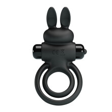 Double Disc Purple Rabbit 10 Function Vibrating Cock Ring
