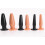 Wish You Were Rear Black Silicone Butt Plug Set (3 Piece) 1