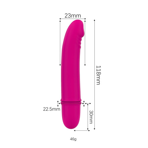 Discreet Pink Silicone Bullet Vibe