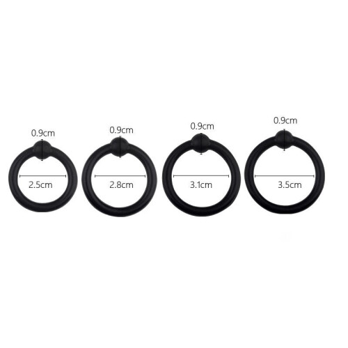 Rock Hard Set of Four Cock Rings 2