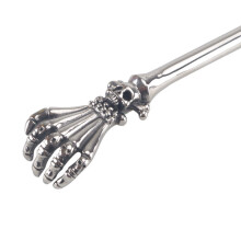 Stainless Steel Sculls Hand Ribbed Urethral Sound (300mm)