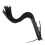 Confined Black Faux Leather Lace up Flogger 4