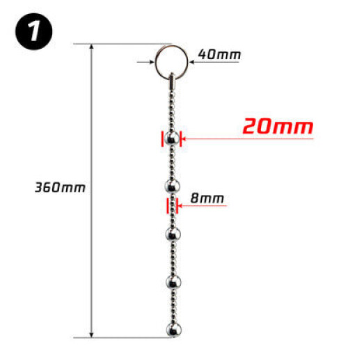 Dive Straight In Stainless Steel Urethral Plug (25mm) 2