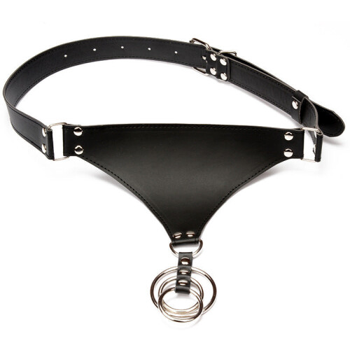 Caged Cock Open Rear Thong 1