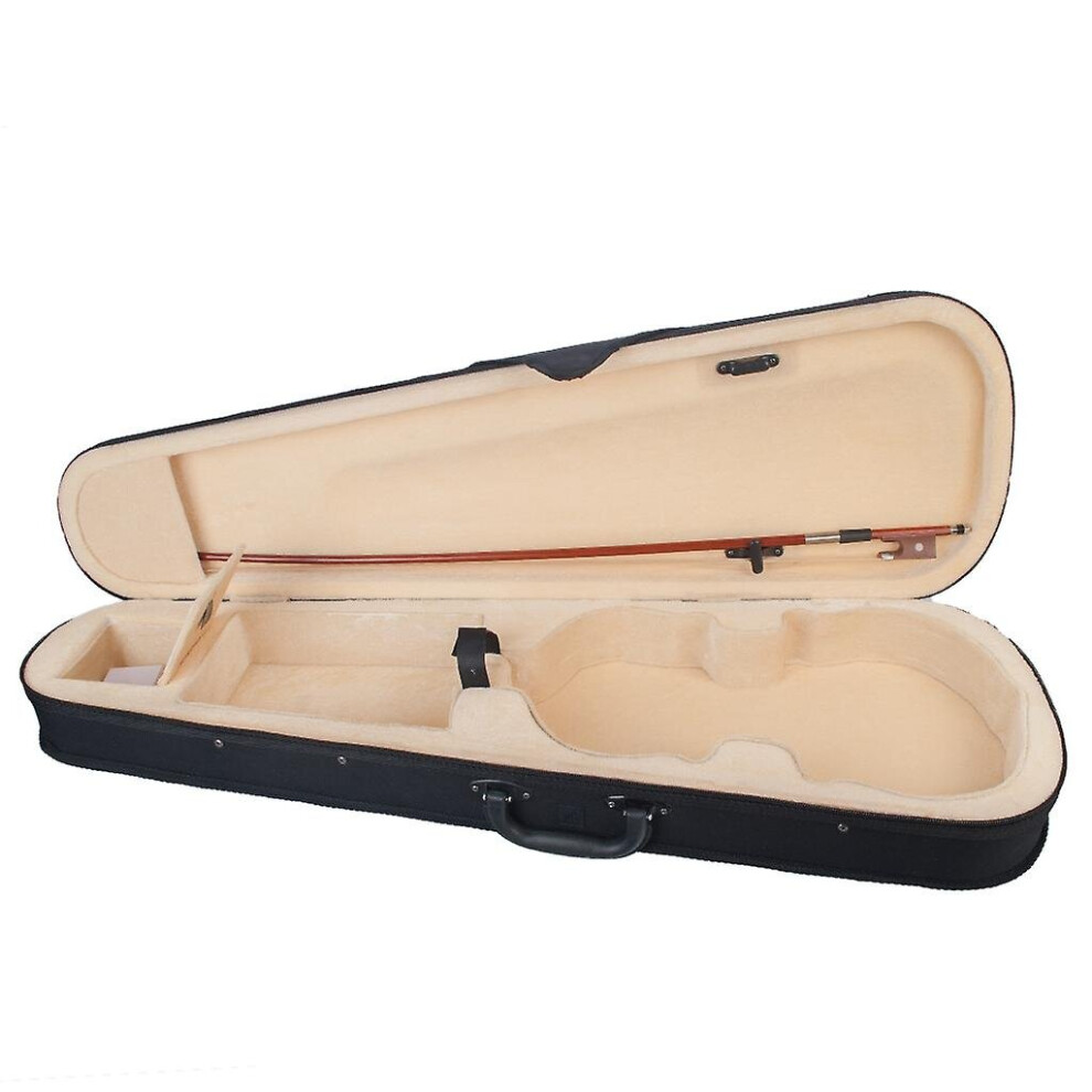 Violin Case 4/4 Size Professional Triangular Shape Violin Hard Case Inside Violin Parts Yellow
