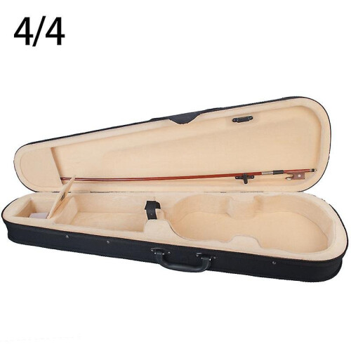 Violin Case 4/4 Size Professional Triangular Shape Violin Hard Case Yellow Inside Violin Parts 2