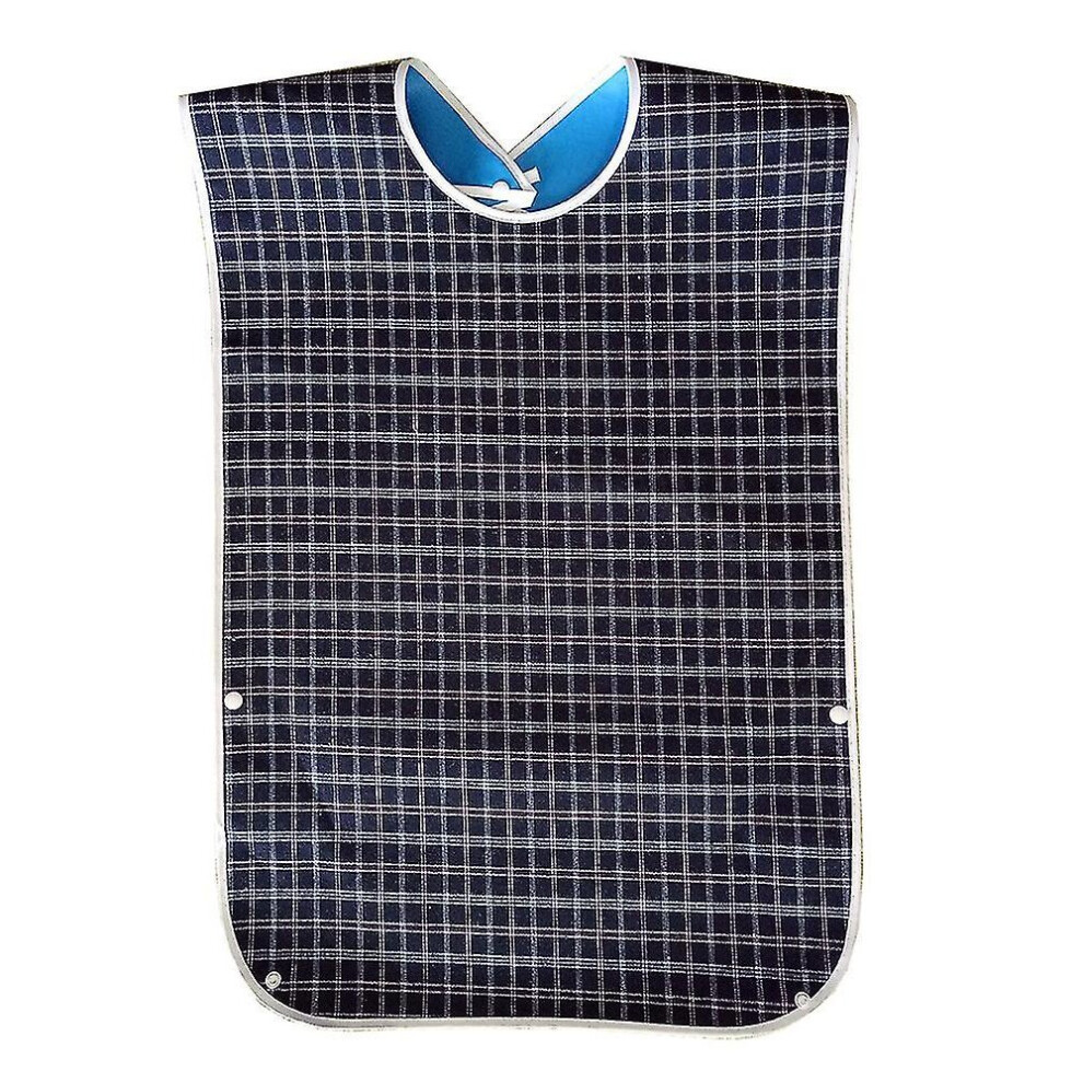 Adult Bibs For Eating With Optional Crumb Catcher, Disability Aid Apron, Waterproof Dining Bibs Clothing Protectors - Long Washable Reusable Bib