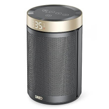 Dreo Electric Heater, 1500W Energy Efficient Space Heater, Portable Ceramic Fan Heaters, Thermostat 3 Modes 12H Timer, Atom 316, Gold