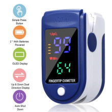 Finger Pulse Oximeter Blood Oxygen Heart Rate Monitor Pr Saturation Meter Hfmqv