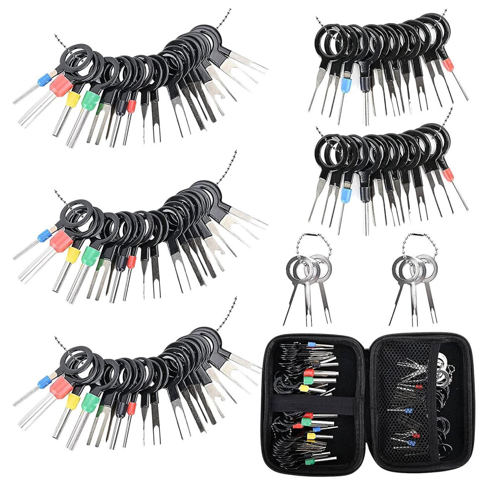 82pcs Terminal Extractor Removal Tool Kit Depinning Key Tool Set For Car Household Devices, Tool Wi