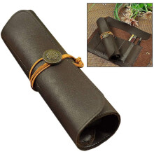 Knife Bag Made Of Pu Leather, Waterproof Knife Storage Bag