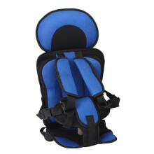 (Navy - L) Auto Child Safety Seat Simple Car Portable Seat Belt, 0  12 Years Old Kids Car Seatbelt Protector Fo