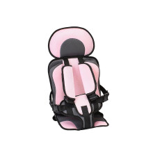 (Pink - S) Auto Child Safety Seat Simple Car Portable Seat Belt, 0  12 Years Old Kids Car Seatbelt Protector Fo