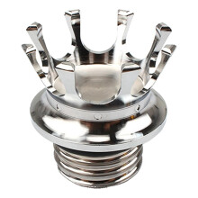 Motorbike Gas Cap For Harley 883 Xl1200 48 72 Crown Gas Cap Cnc Conversion(color:silver)(1pc)