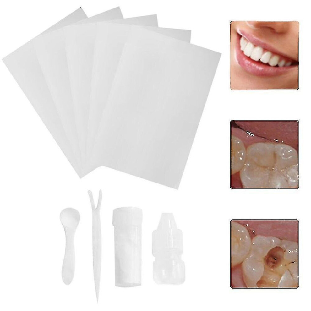 Repair Cement Teeth Gap Falseteeth Solid Glue Set Tooth Filling Kit Temporary Dental Fake Teeth Glue Tooth Gaps Repair Kit