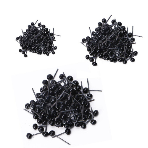 150pair 2/3/4mm Plastic Safty Eyes For Needle Felting Bear For Doll Puppet Crafts