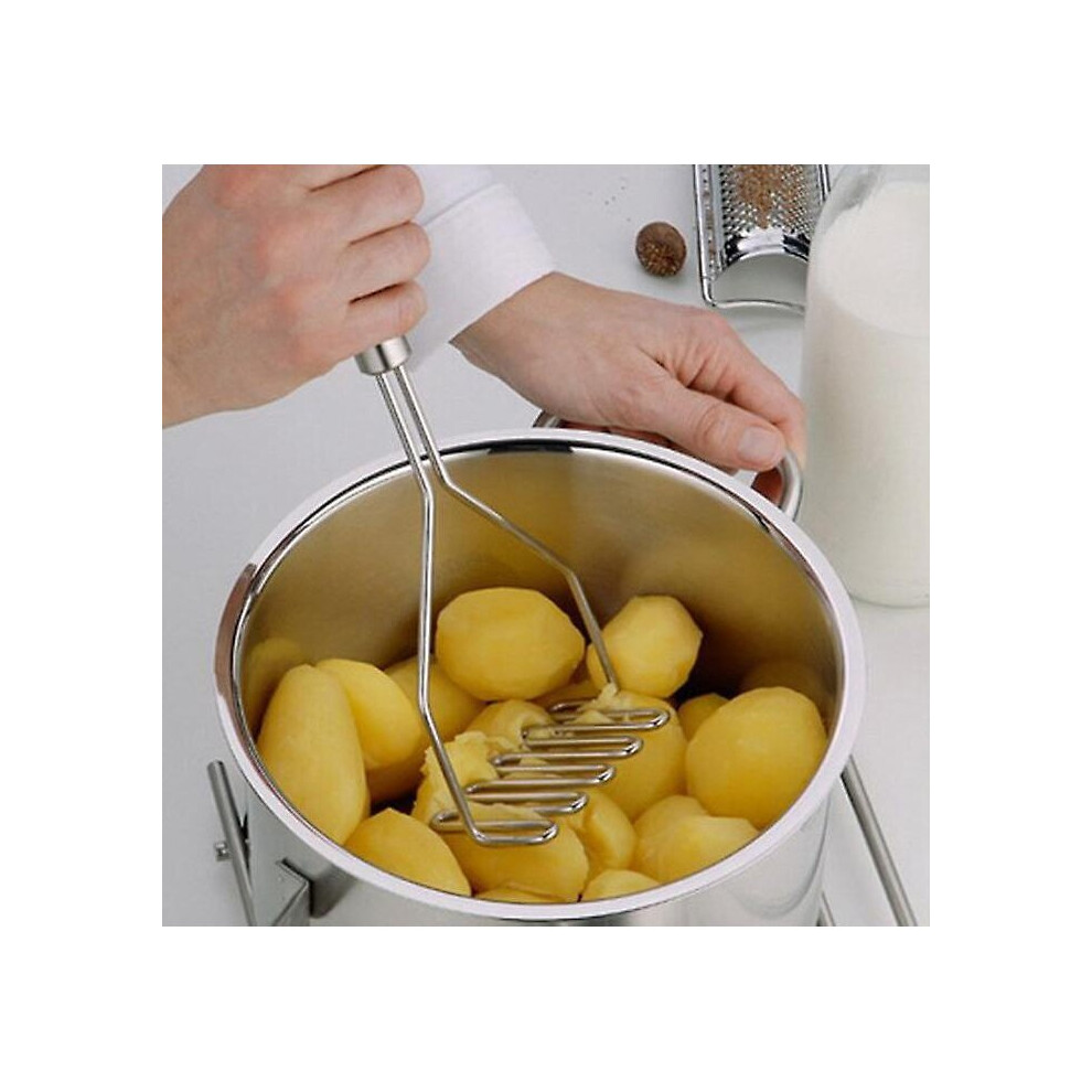 Stainless Steel Wave Shape Potato Masher Tool