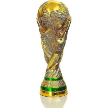 (13cm) 2022 World Cup Soccer Trophy Replica, Soccer Champion League Trophy Replica, Fans Souvenirs, Gifts For Fans Men