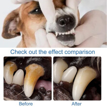Pet Oral Tartar Remover Foam - Fresh Breath Spray for Dogs & Cats, Reduces Calculus & Bad Breath, Promotes Healthy Teeth & Gums