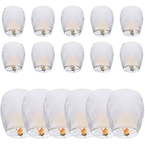 20 Pack Lanterns, Sky Lanterns For Wish, Flying Lanterns Lamps(,)