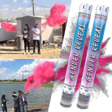 2pcs Powder Cannons 31cm Non Toxic Powder Poppers Gender Reveal Party Decor