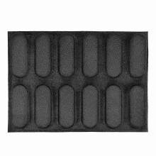 Silicone Pan-non-stick Perforated French Bread Pan Forms,hot Dog Molds , Baking Liners Mat Bread Mo