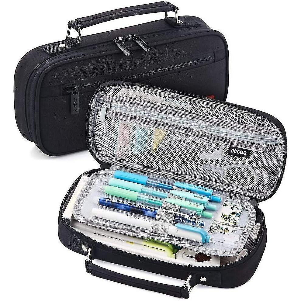 Big Capacity Pencil Case College School Office Large Pencil Pouch Bag For Girls Boys Teens