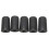 5 Pcs Cello Endpin Tip Protector Rubber Cello Tail Pin Case Tip Cap Protector Non- Mat For Cello St 1