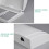 Double Socket Protector Electric Plug Cover Baby Child Safety Protector Box 4