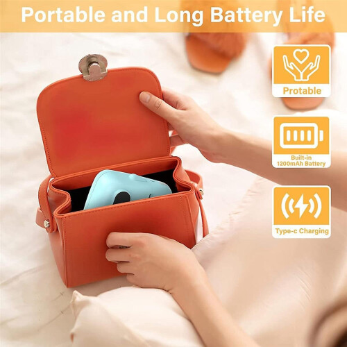 Label Maker Machine With Tape Barcode Label Printer - Mini Portable Bluetooth Thermal Labeler, Green 2