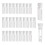 30pcs Vertical Blind Replacement White Stems For Vertical Blind Vertical Blind 1