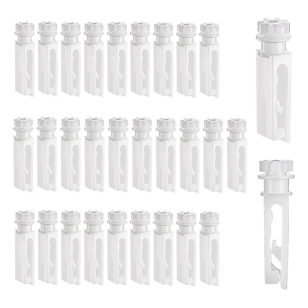 30Pcs Vertical Blind Replacement Stems For Vertical Blind Vertical Blind White