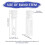 30pcs Vertical Blind Replacement White Stems For Vertical Blind Vertical Blind 3