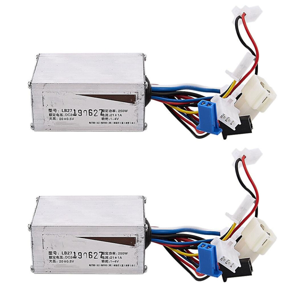 2x 24v 250w Dc Electric Bike Motor Brushed Controller Box For Electric Bicycle Scooter E-bike Acces