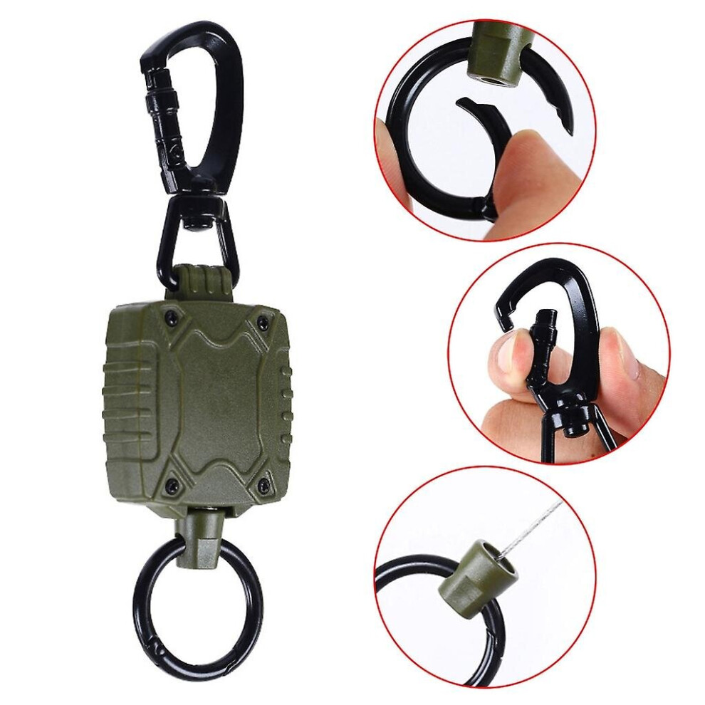 Retractable Keychain Badge Holder Key Reel Heavy Duty Key Chain Key Holder