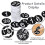 Black Number Tags 1-50 Plastic Numbered Tokens Plastic Table Numbers Numbered  (hs) 5