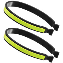 2 Pieces Reflective Cycling Trouser Clips Reflective Trouser Clips Cycling Trouser Wrap Clips Bicycle Safety Accessories Bikes Cycling Equipment