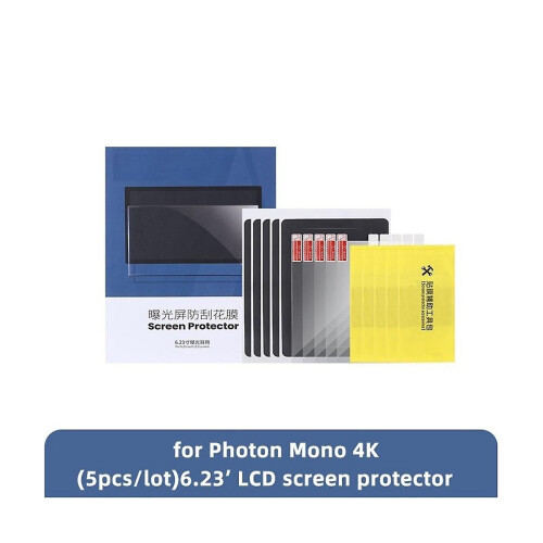 Refurbished 5pcs/set 3d Printer Parts 6.23 Inch Screen Protector For Photon Mono 4k 1