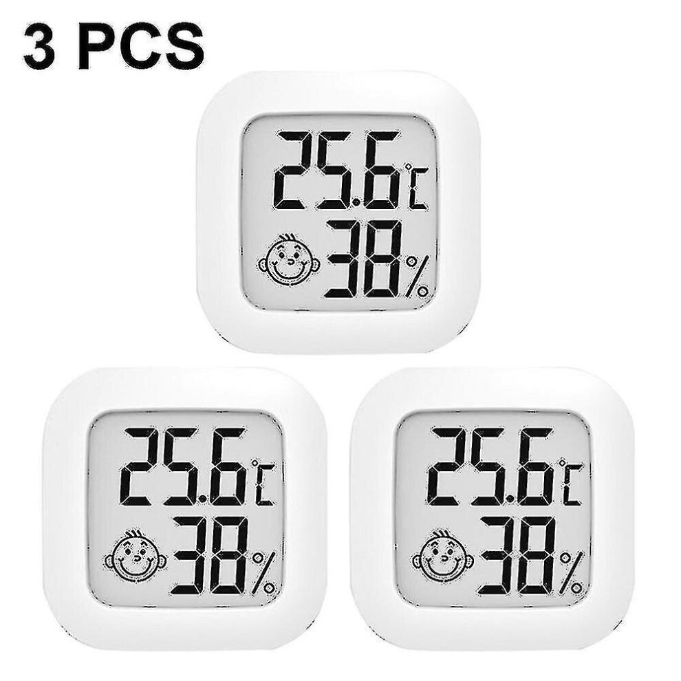 3 Pack Indoor Thermometer , Humidity Gauge Meter Digital Hygrometer Room Thermometer For Home, Hight Accurate Temperature