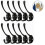 10 Pack Rustic Coat Hooks Wall Mounted Heavy Duty Double Hooks Retroblack 3