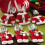 6Pcs Fancy Santa Christmas Decorations Silverware Holders Pockets Dinner Table Decor 1