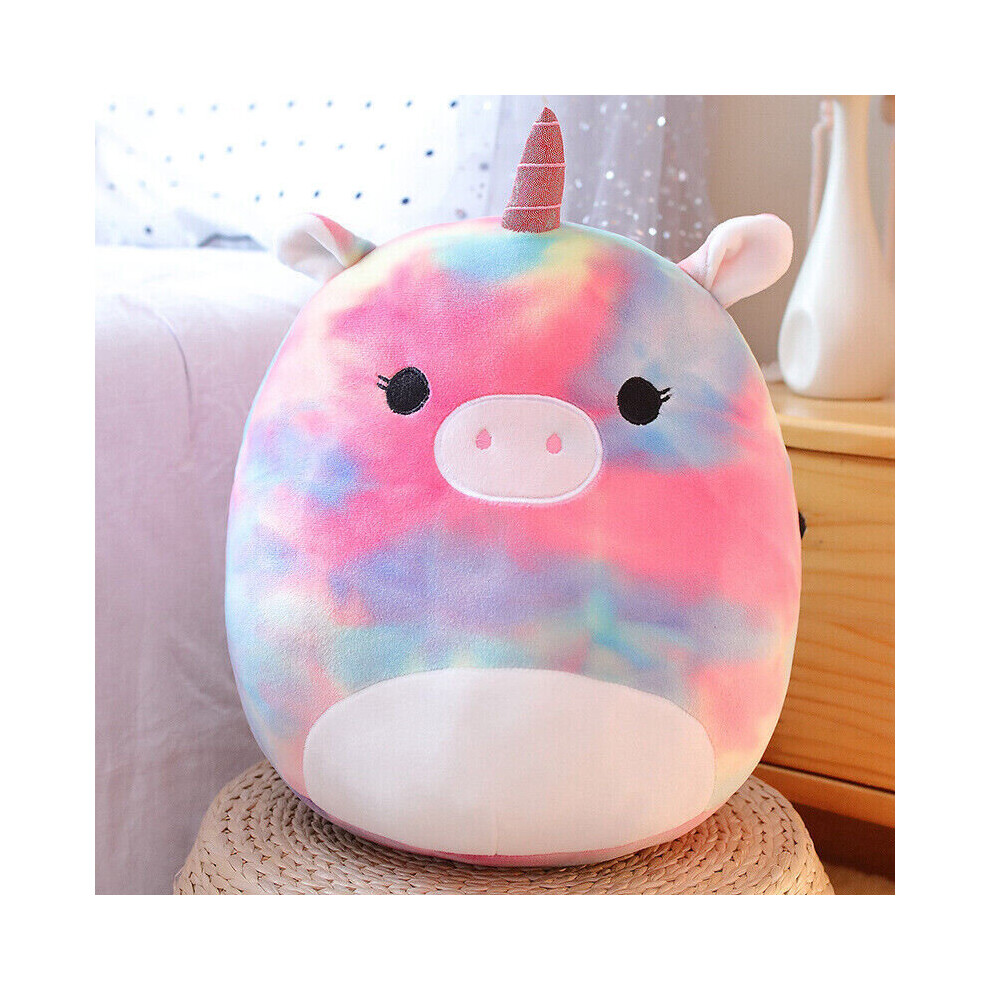 (  Unicorn(35cm)) Squishmallows Plush Toy Axolotl Super Soft Doll Pillow Stuffed Cushion Gift