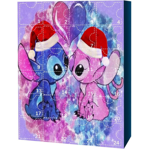 Χριστούγεννα Lilo & Stitch 24 Ημέρες Αντίστροφη μέτρηση Ημερολόγιο Advent δώρο έκπληξη 2