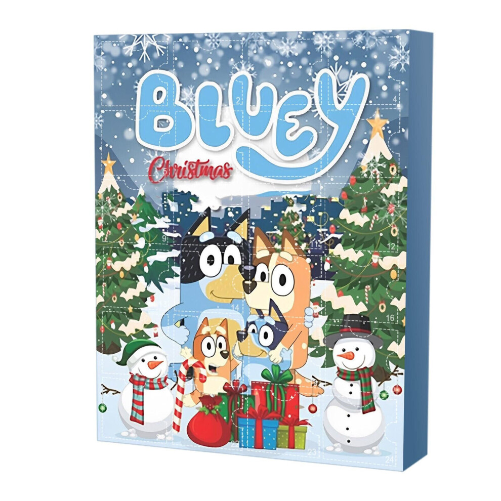 (C) Christmas Bluey Advent Calendar Contains 24 Gifts Christmas Countdown Calendar