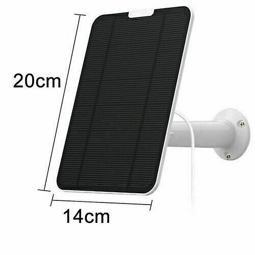Solar Panel For Eufycam 2/2c/2c Pro/e/2 Pro 4w Mount Bracket 13ft Cable Black 2