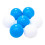 Living And Home (Blue+White) 100Pcs Plastic Ball Pit Balls with Mesh Bag 2