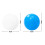 Living And Home (Blue+White) 100Pcs Plastic Ball Pit Balls with Mesh Bag 4