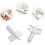 Jinyi Cabinet Door Damper Silent Damper Buffer, Kitchen Door Damper, Damping Pad 20pcs 4
