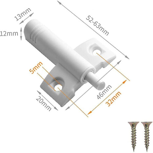 Jinyi Cabinet Door Damper Silent Damper Buffer, Kitchen Door Damper, Damping Pad 20pcs 2